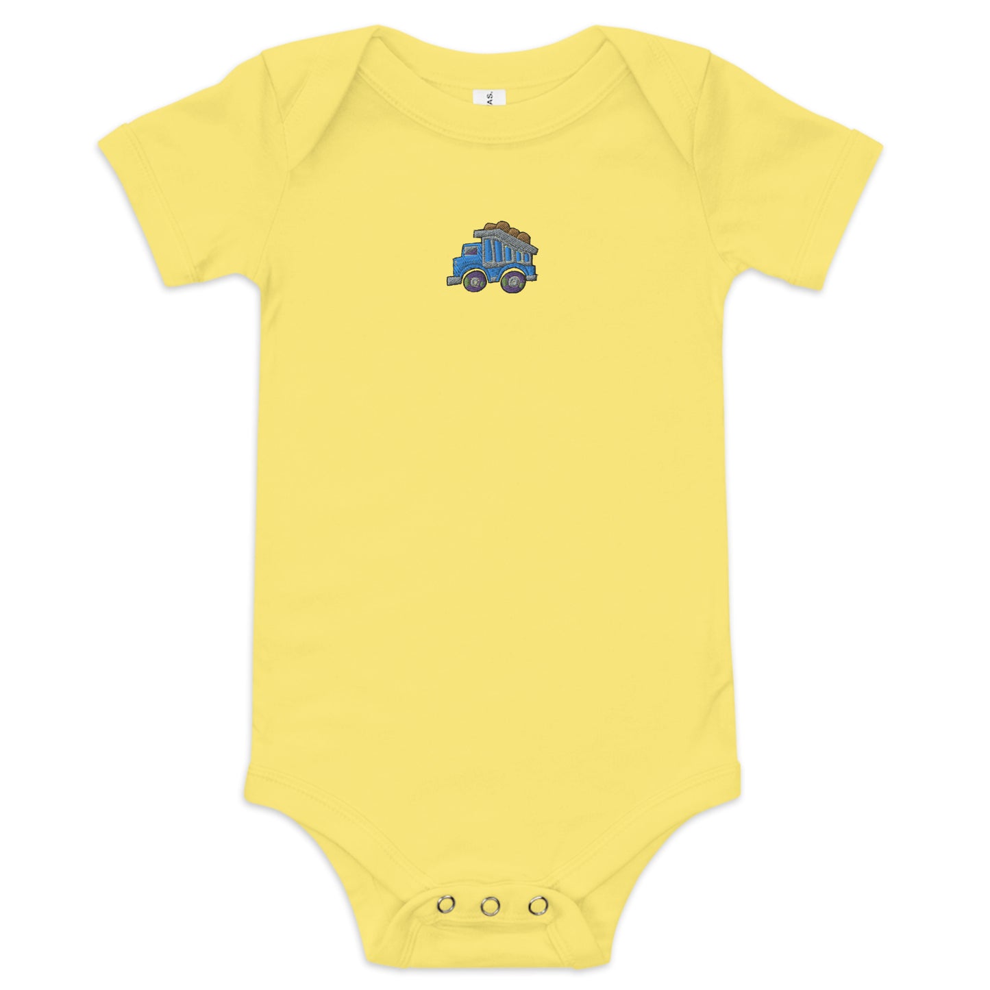 Dump Truck Short Sleeve Onesie