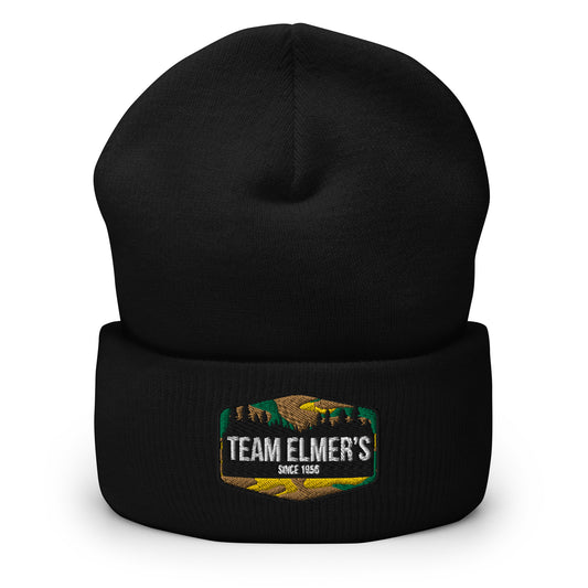 Team Elmer's Traditional Camo Embroidered Beanie