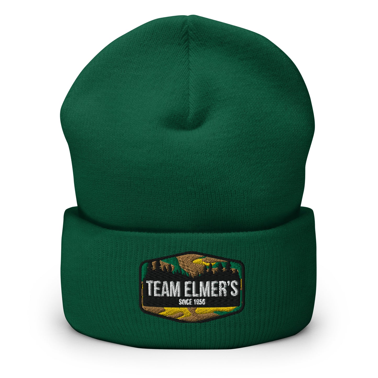 Team Elmer's Traditional Camo Embroidered Beanie