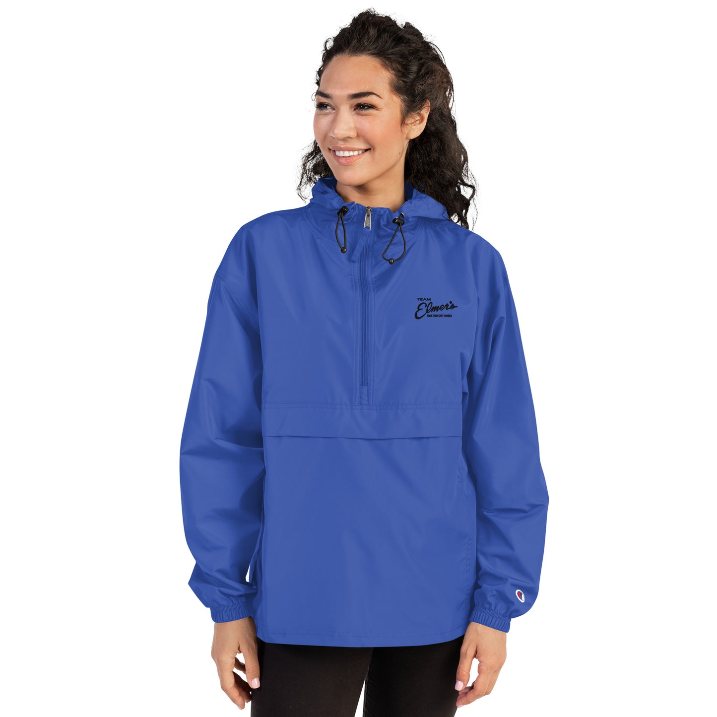 Team Elmer's Unisex Embroidered Champion Packable Jacket