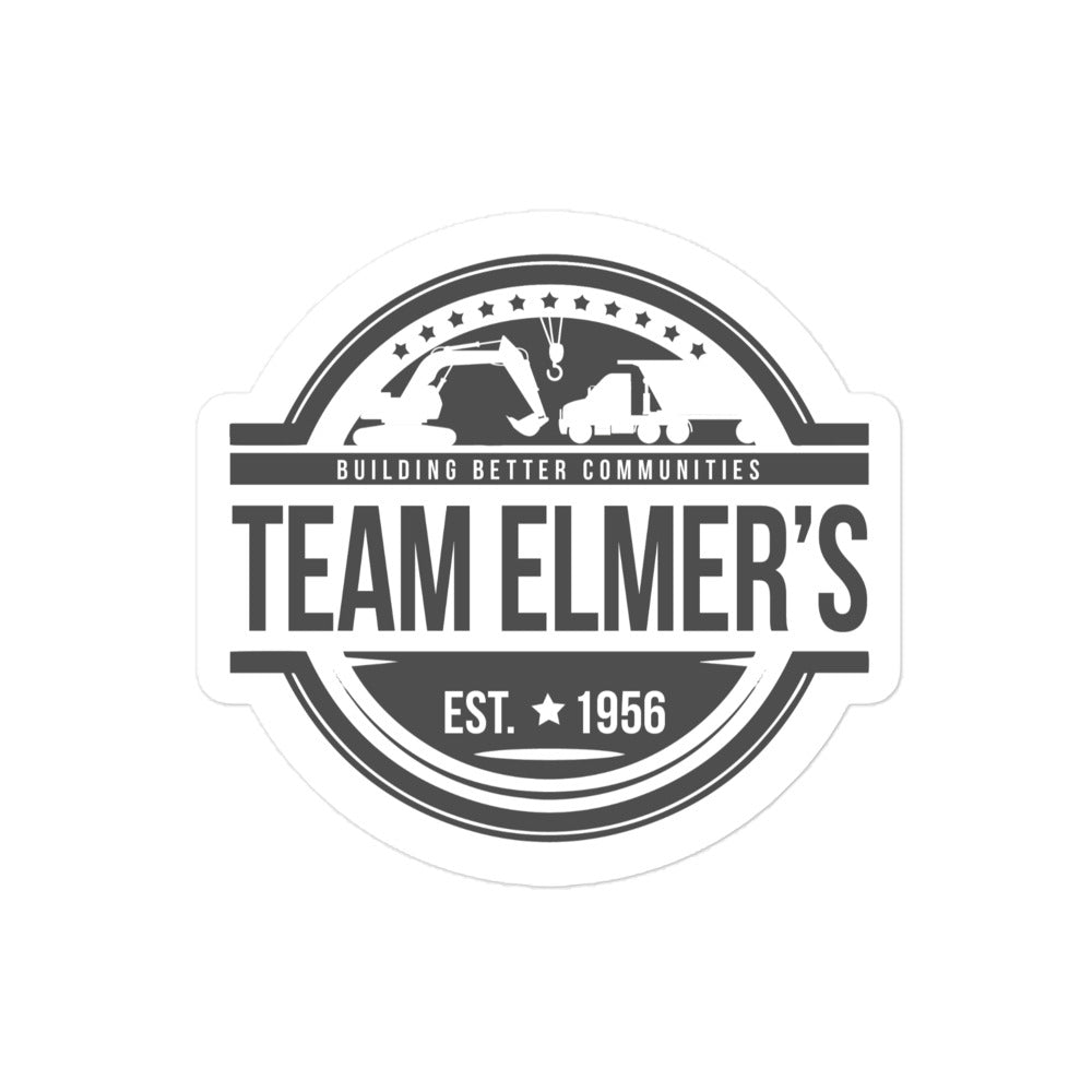 Team Elmer's EST 1956 Equipment Sticker