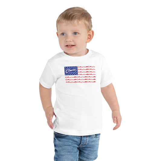 Team Elmer's Red, White & Crew | Toddler Short Sleeve Tee