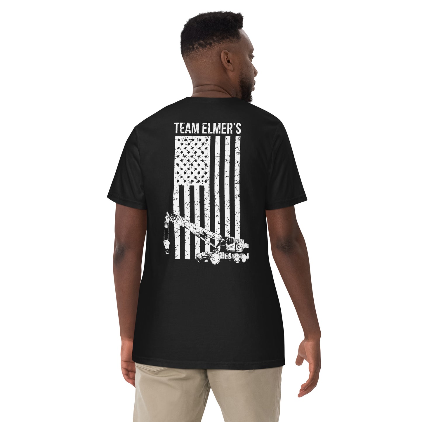 Team Elmer's Crane Flag | Unisex Heavyweight T-Shirt
