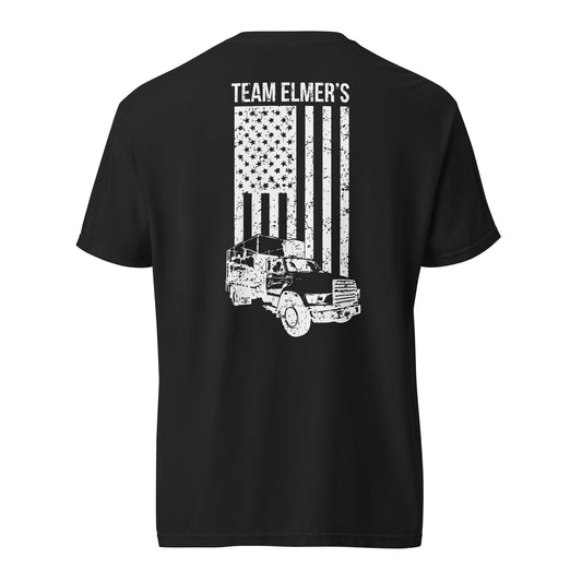 Team Elmer's Hydroseeder Flag | Unisex Heavyweight T-Shirt
