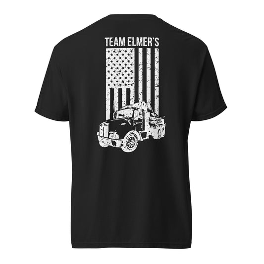 Team Elmer's Dump Truck Flag | Unisex Heavyweight T-Shirt