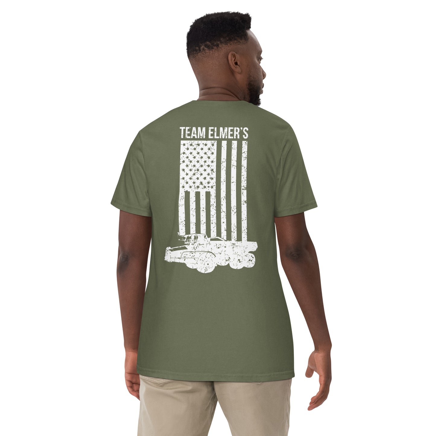 Team Elmer's Haul Truck Flag | Unisex Heavyweight T-Shirt