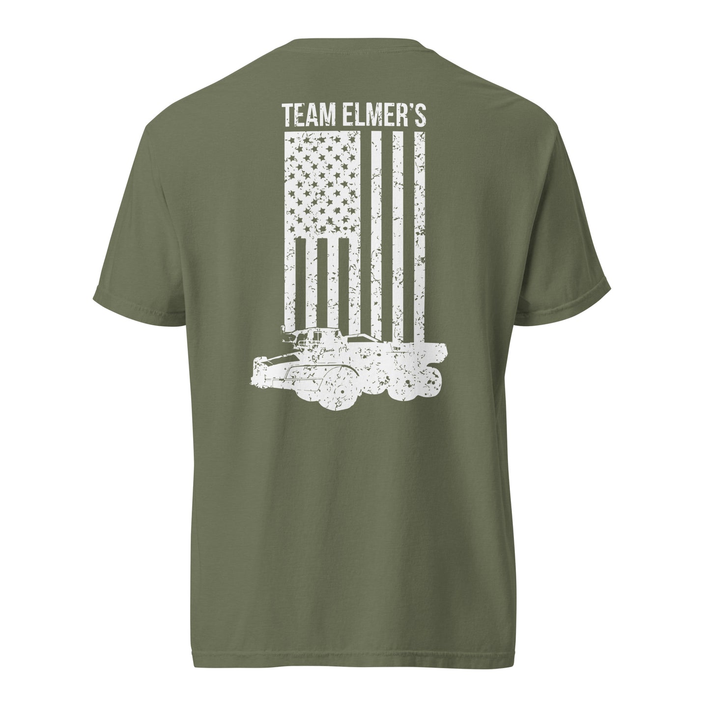 Team Elmer's Haul Truck Flag | Unisex Heavyweight T-Shirt