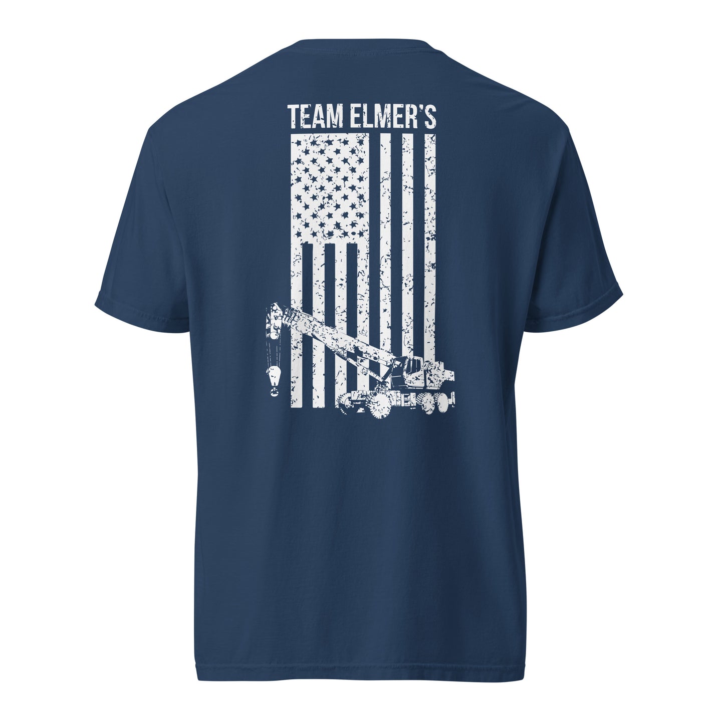 Team Elmer's Crane Flag | Unisex Heavyweight T-Shirt