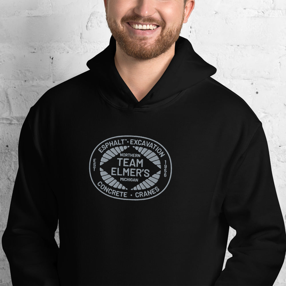 Team Elmer's Embroidered Divisions Unisex Hoodie