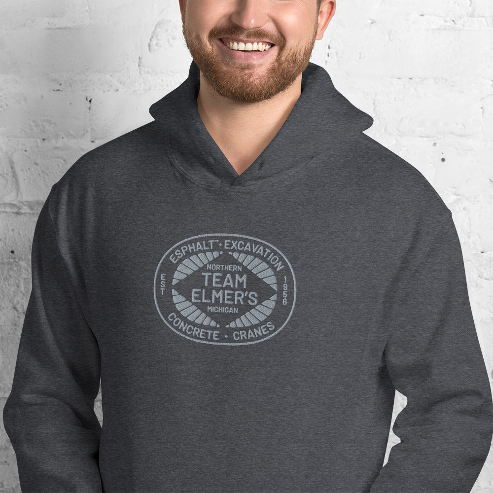 Team Elmer's Embroidered Divisions Unisex Hoodie