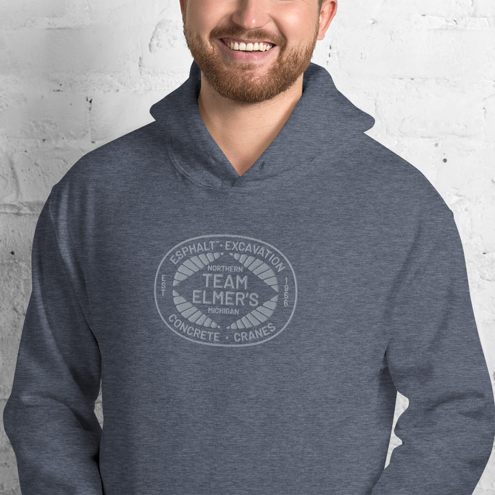 Team Elmer's Embroidered Divisions Unisex Hoodie