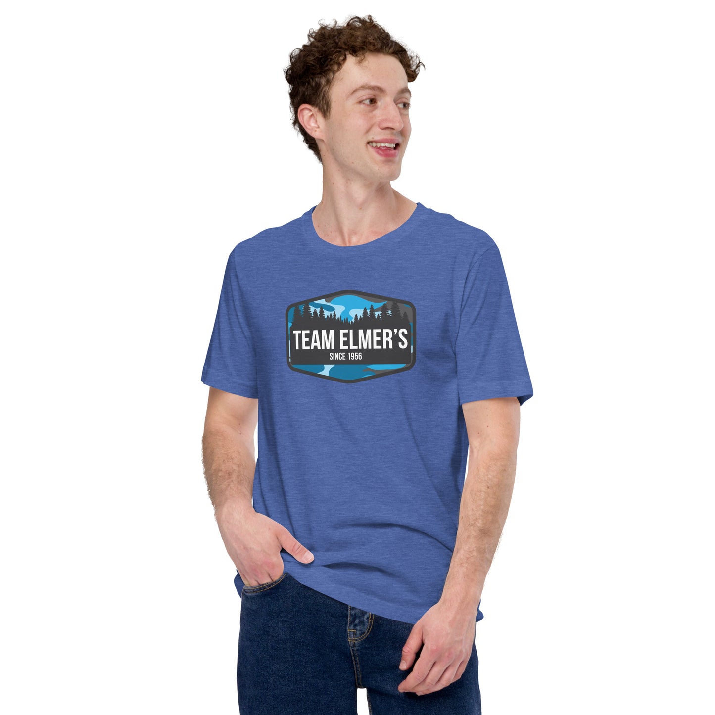 Team Elmer's Blueberry Camo T-Shirt