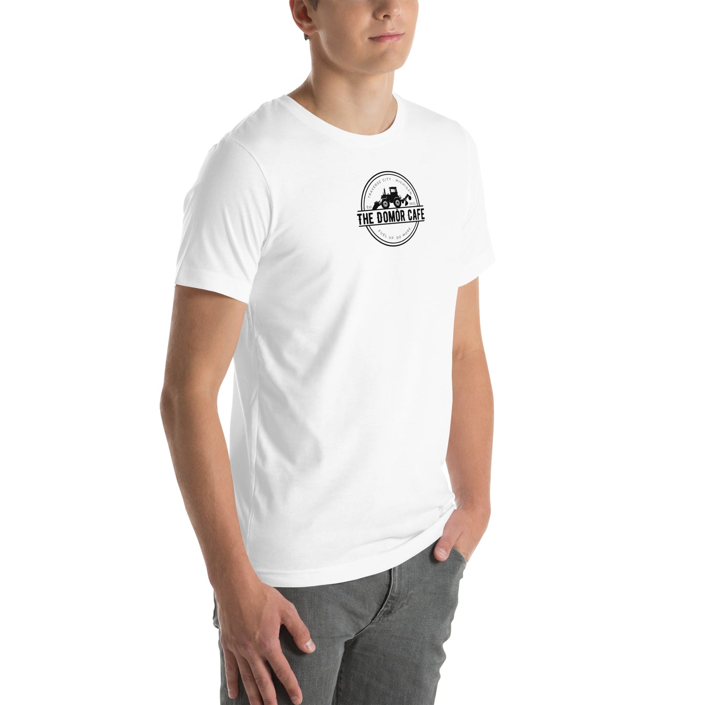 The DoMor Cafe Unisex T-Shirt