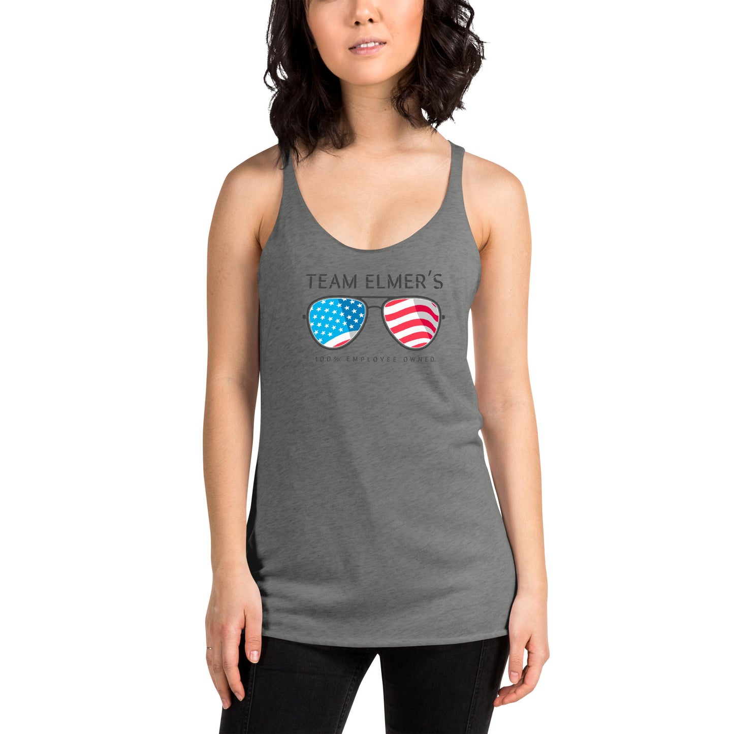 Team Elmer's Americana Women's Racerback Tank