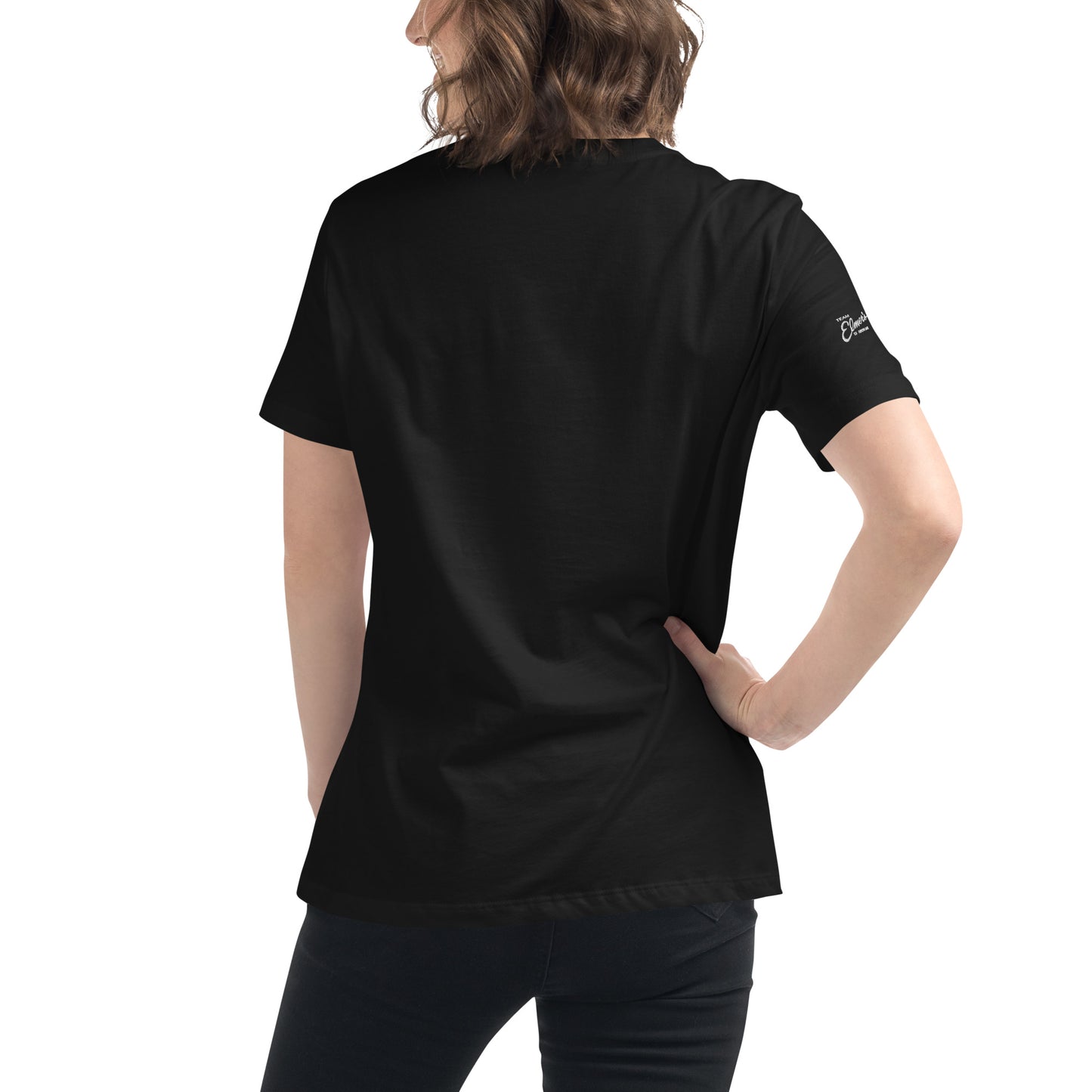 Embroidered Crane Women's Relaxed T-Shirt