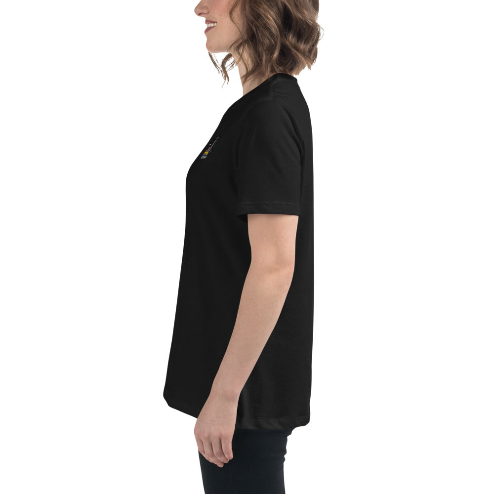 Embroidered Crane Women's Relaxed T-Shirt