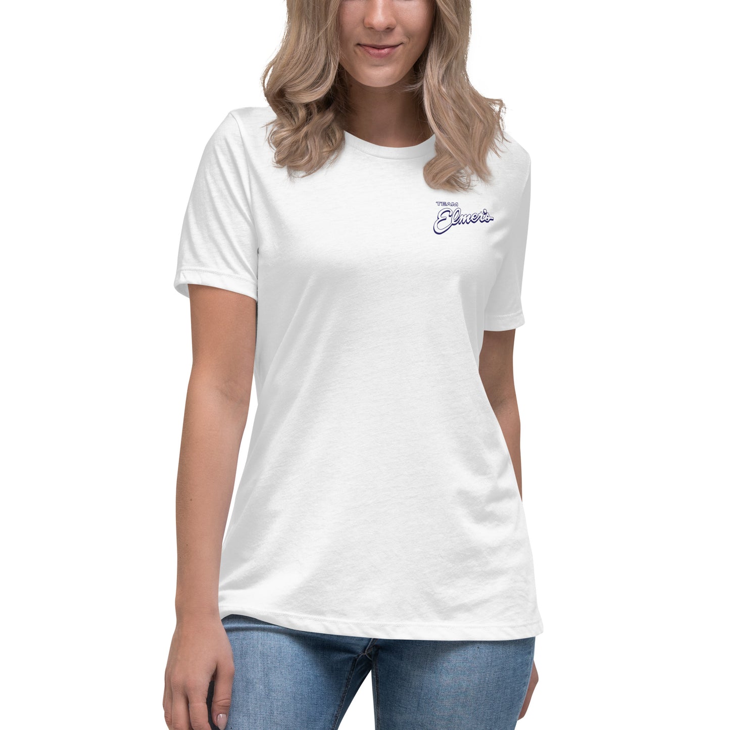 Team Elmer's Red, White & Crew | Women's Relaxed T-Shirt