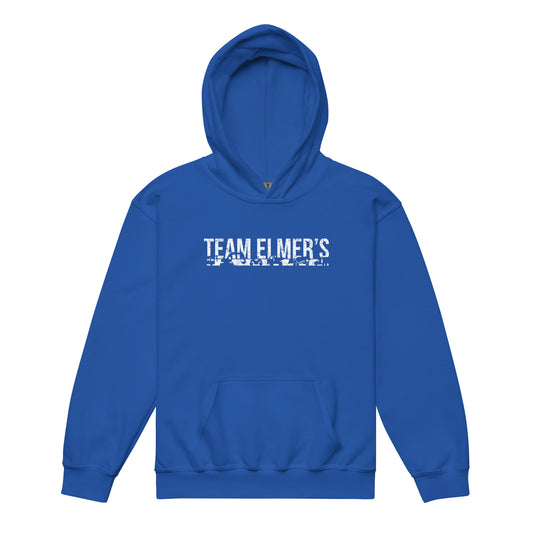 Team Elmer's Equipment Logo Youth Heavy Blend Hoodie