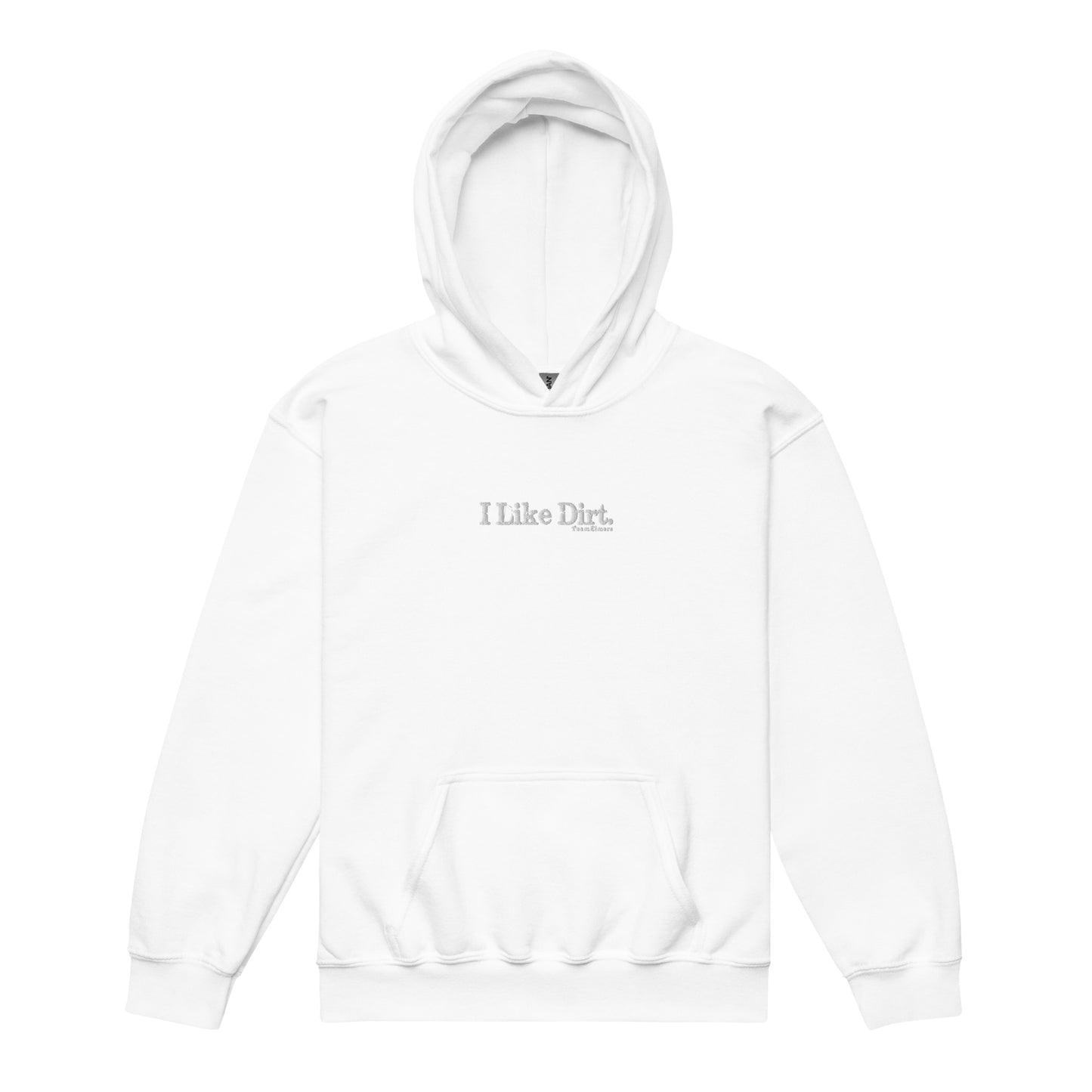 I Like Dirt Embroidered Unisex Youth Heavy Blend Hoodie